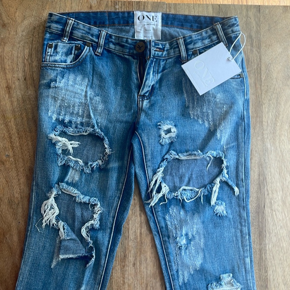 One Teaspoon Denim Cobain Freebirds NWT